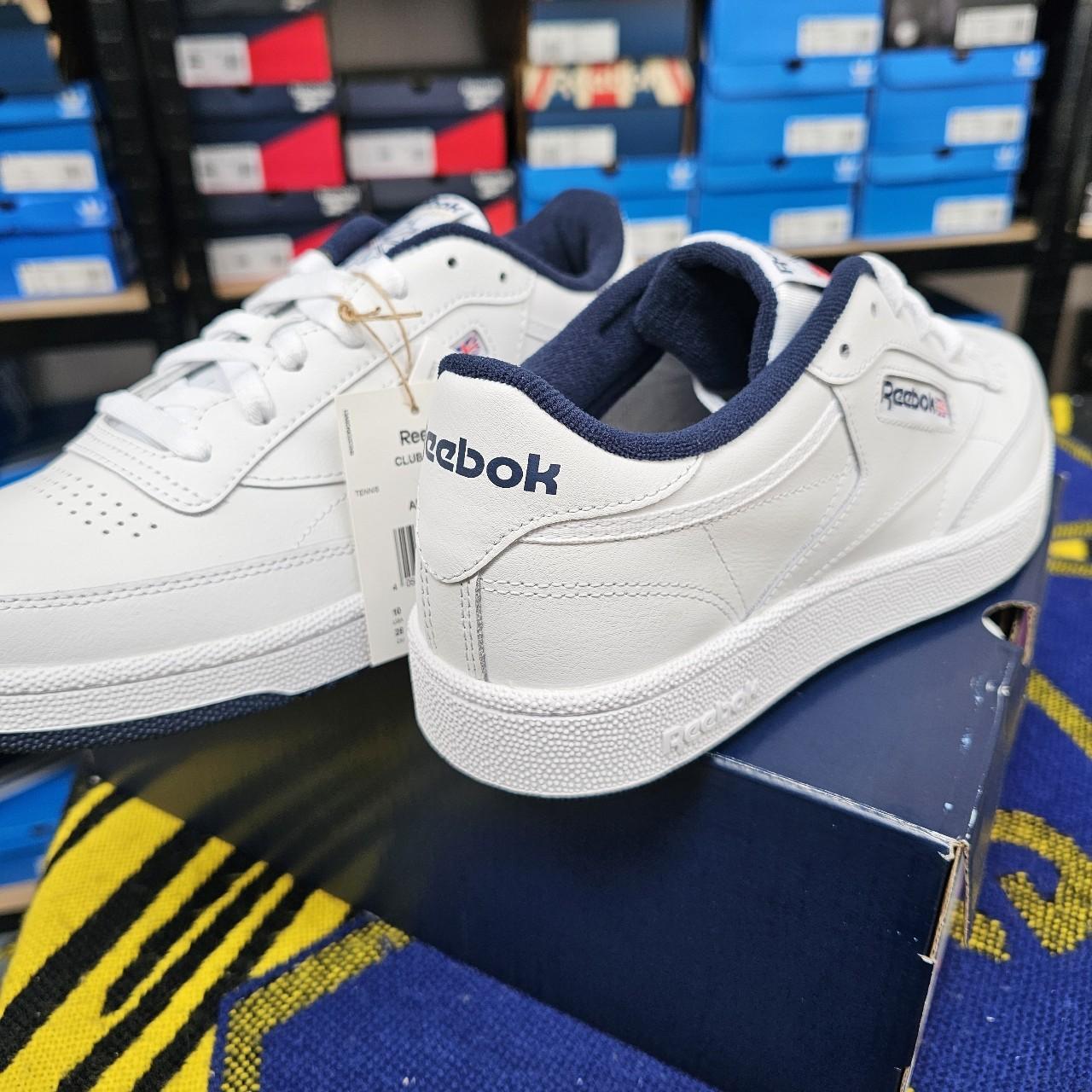 Navy Blue Reebok Classics Club C 85 Shoes Reebok Classics Club C