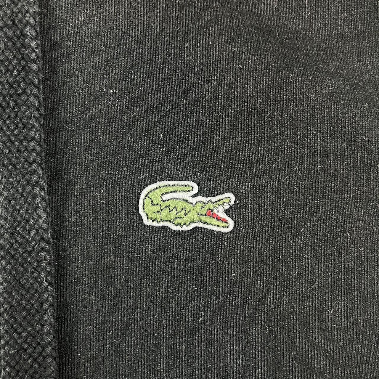 Lacoste Full Zip Hoodie Embroidered logo on... - Depop