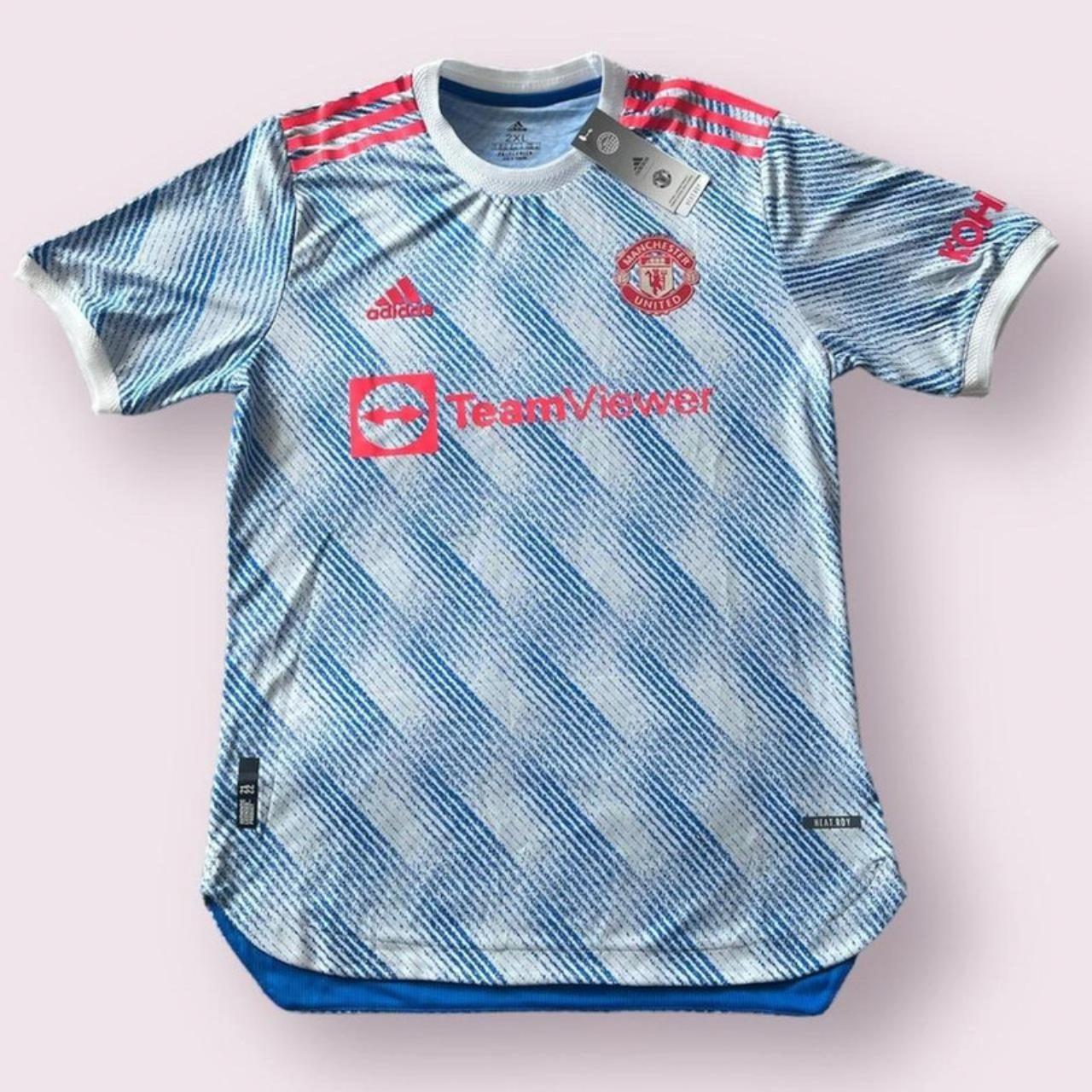 Adidas 2021-22 Manchester United Away Shirt New... - Depop
