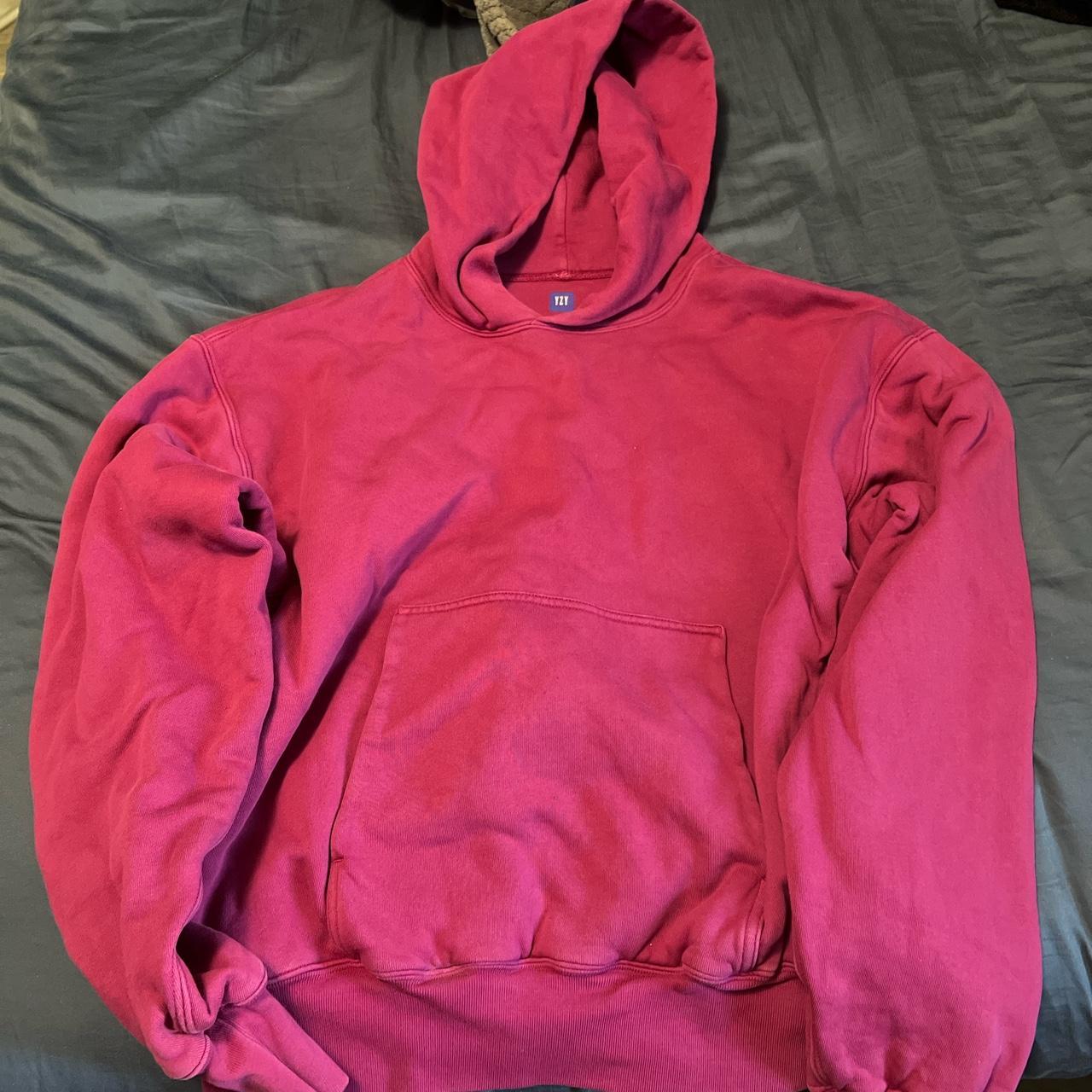 Yeezy Men's Purple and Pink Hoodie | Depop