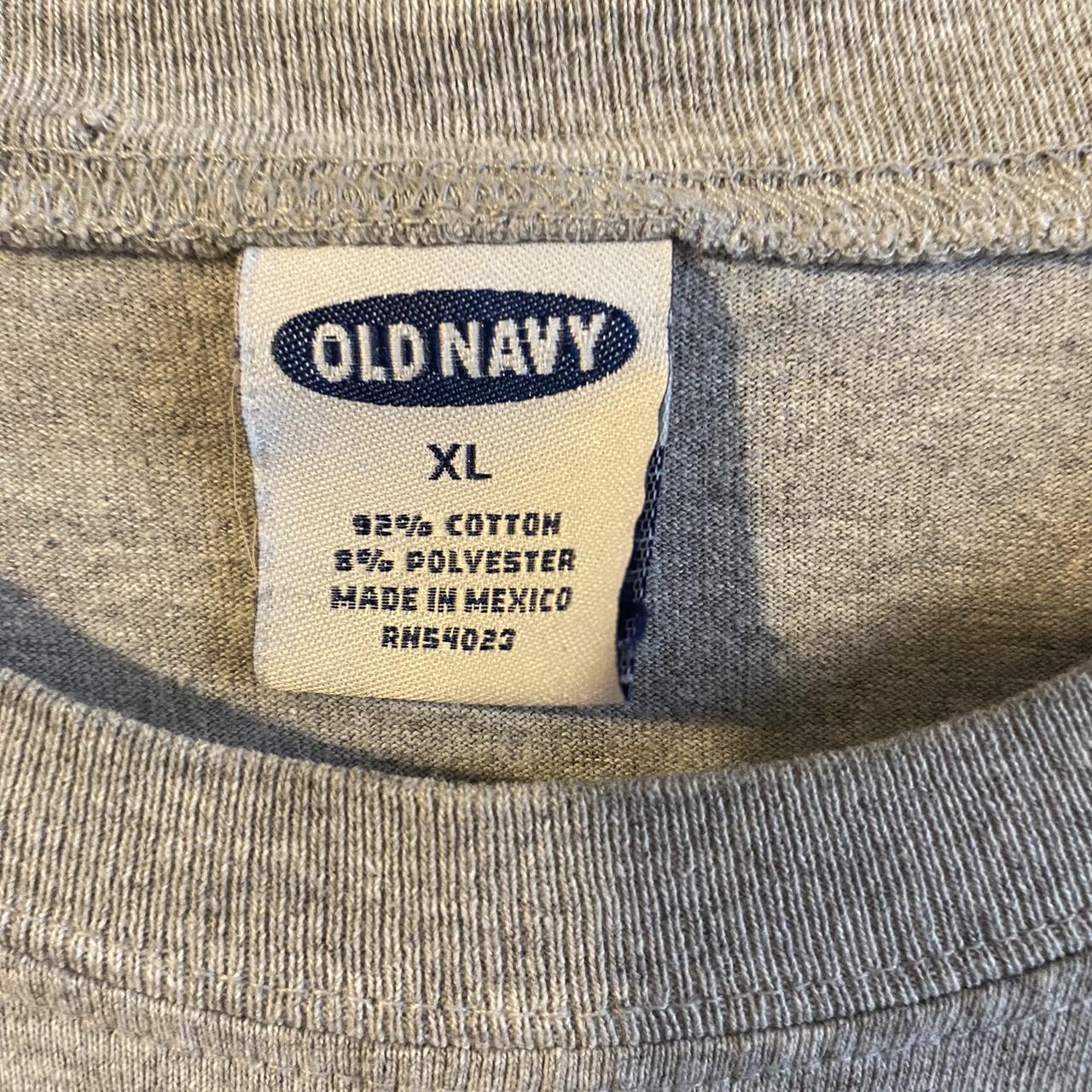 Vintage Old Navy grey long sleeve shirt. Cute little... - Depop