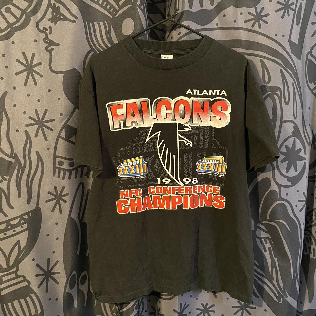 Vintage Atlanta Falcons 1998 NFC Conference... - Depop