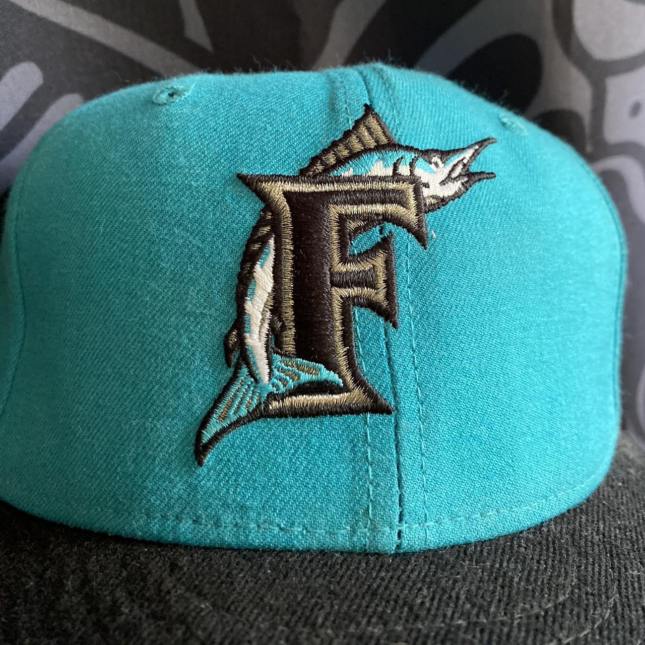 vintage-florida-marlins-old-school-logo-fitted-hat-depop