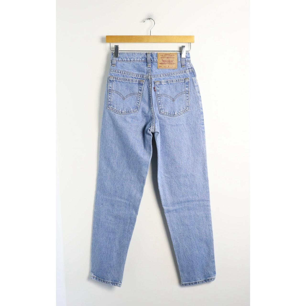 Levi's 521 tapered fit vintage mom jeans light blue - Depop