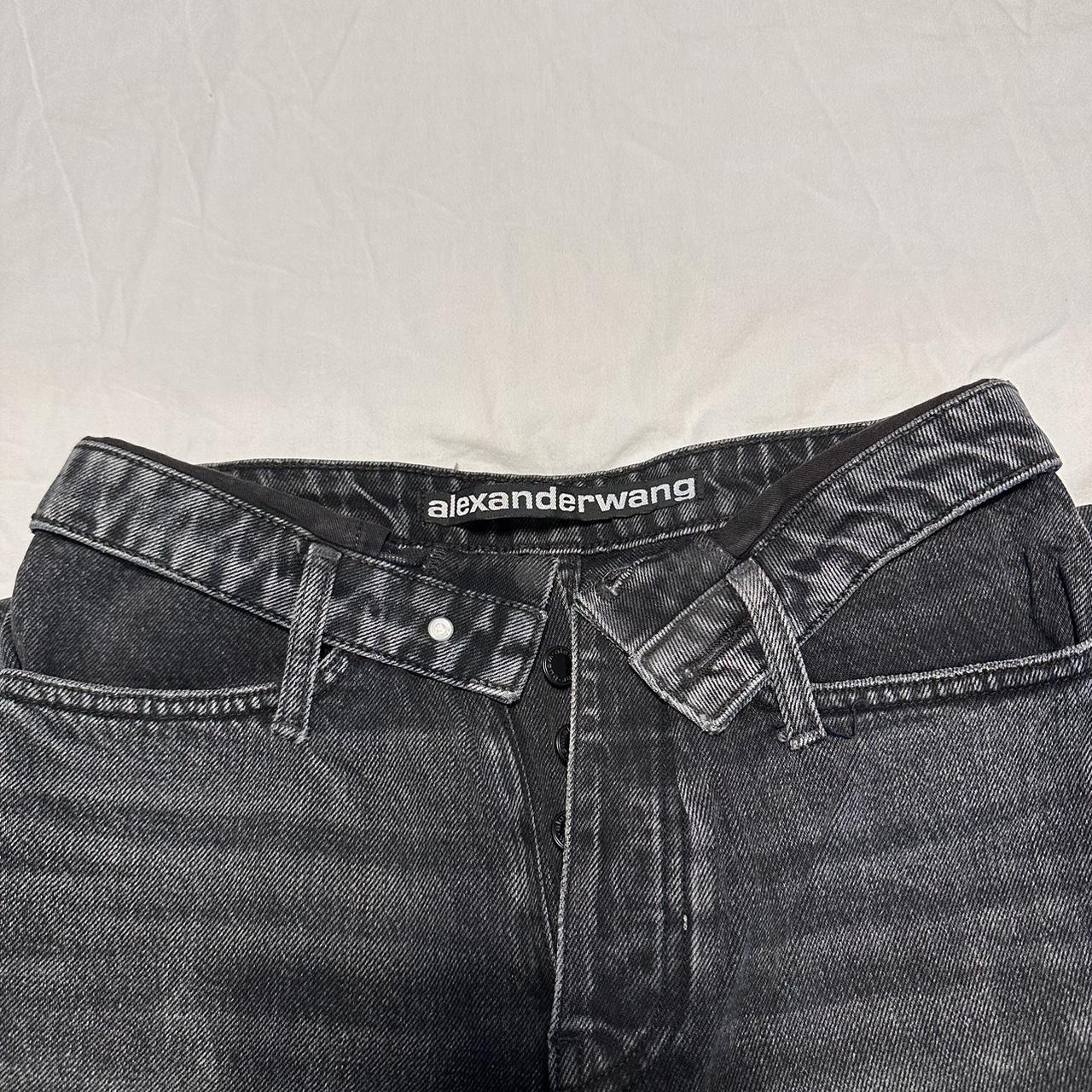 Worn once Alexander Wang cult flip jeans, Size