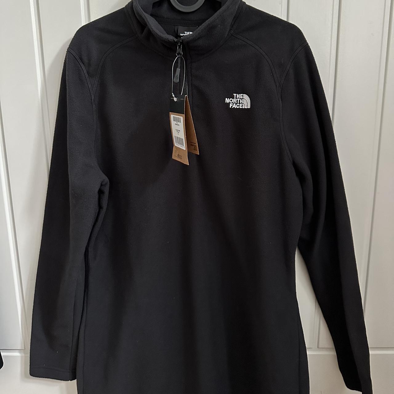 the north face glacier fleece dress in black -... - Depop