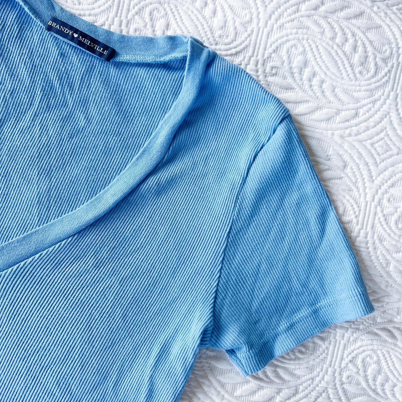 Brandy Melville v neck crop top. Cute and... Depop