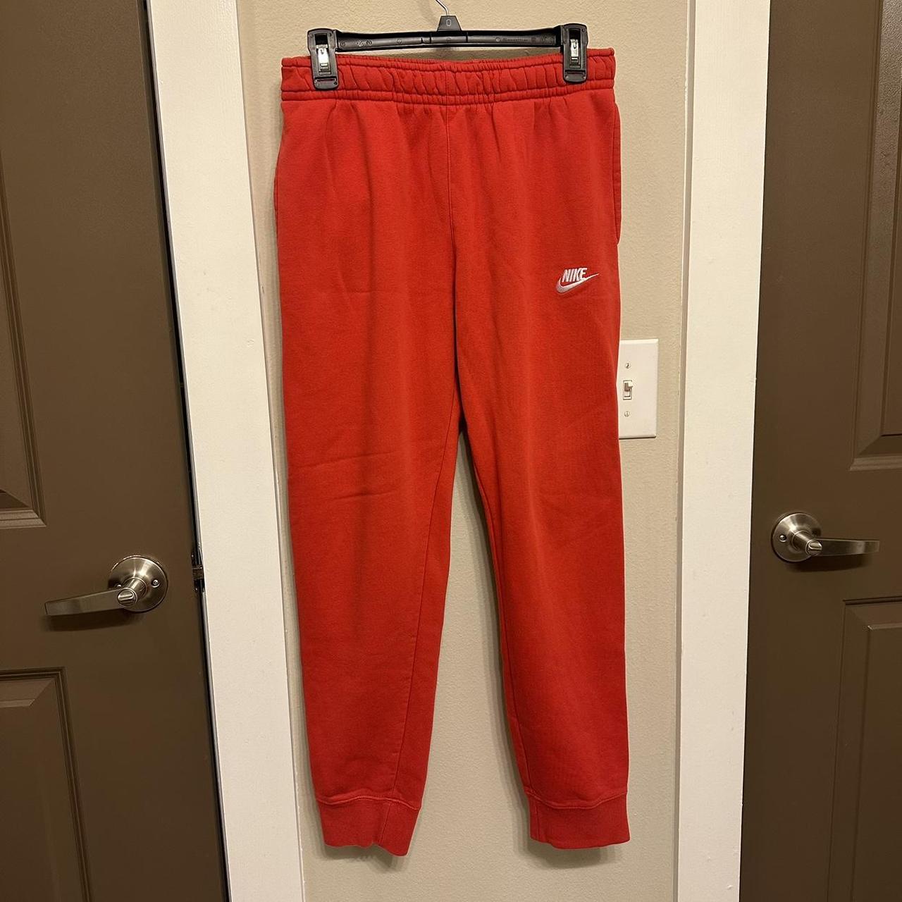 mens red nike jogging suit