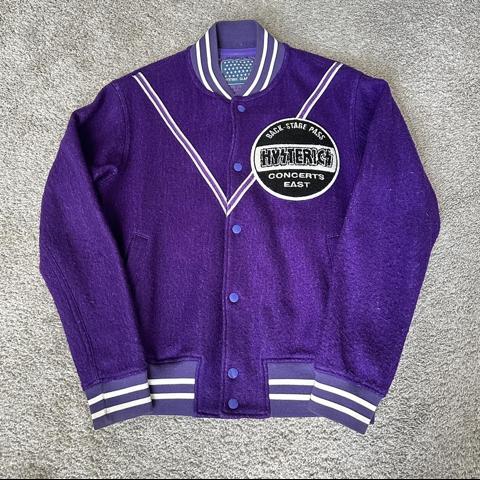 Hysteric Glamour 'Heavy Metal Thunder' Varsity... - Depop