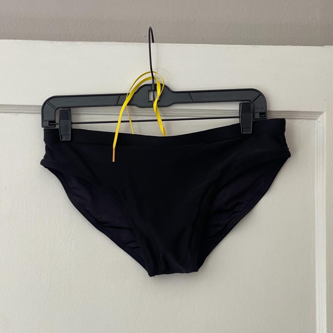 Men's Black Swim-briefs-shorts