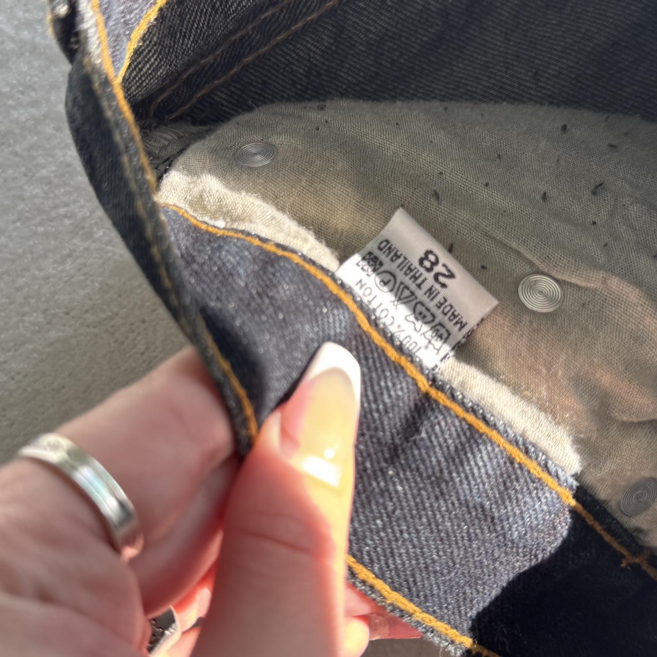 Black & orange AC/DC shorts Knight Captain Denim... | Depop