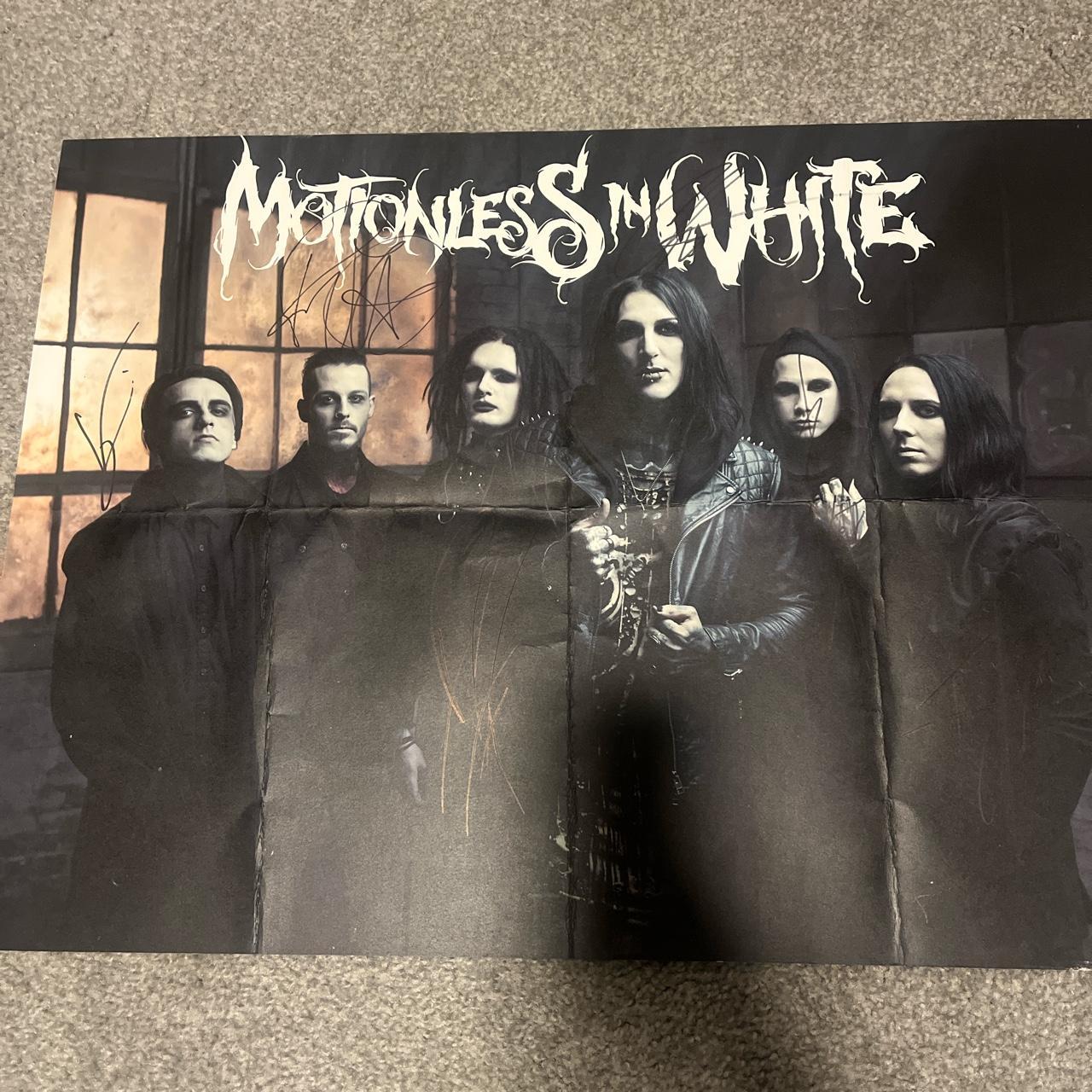 Motionless In White signed 18x24 poster Signed by... - Depop