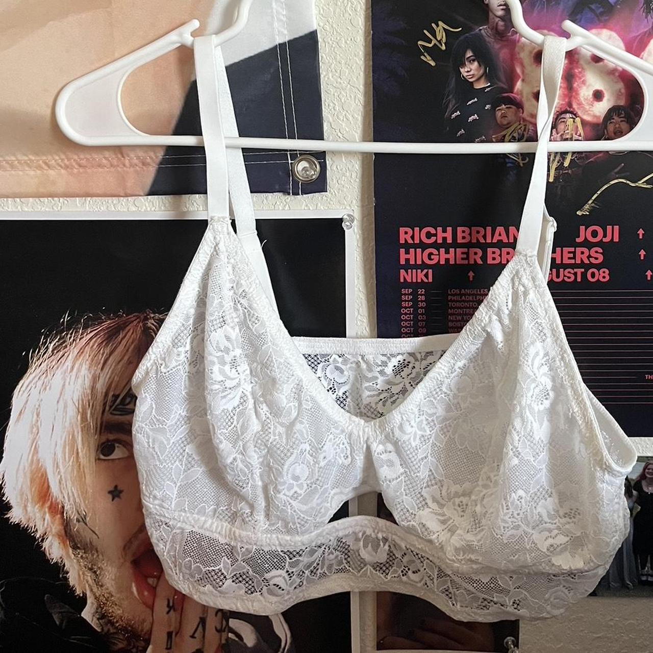 Target Women's Cream and White Panties Depop