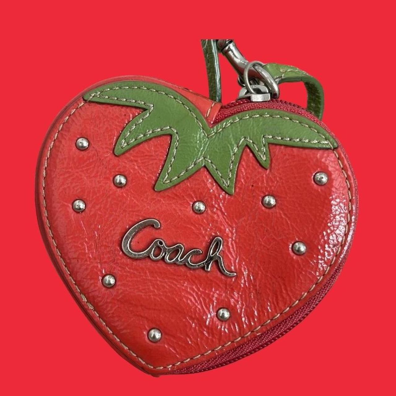 Vintage coach strawberry wallet - Depop