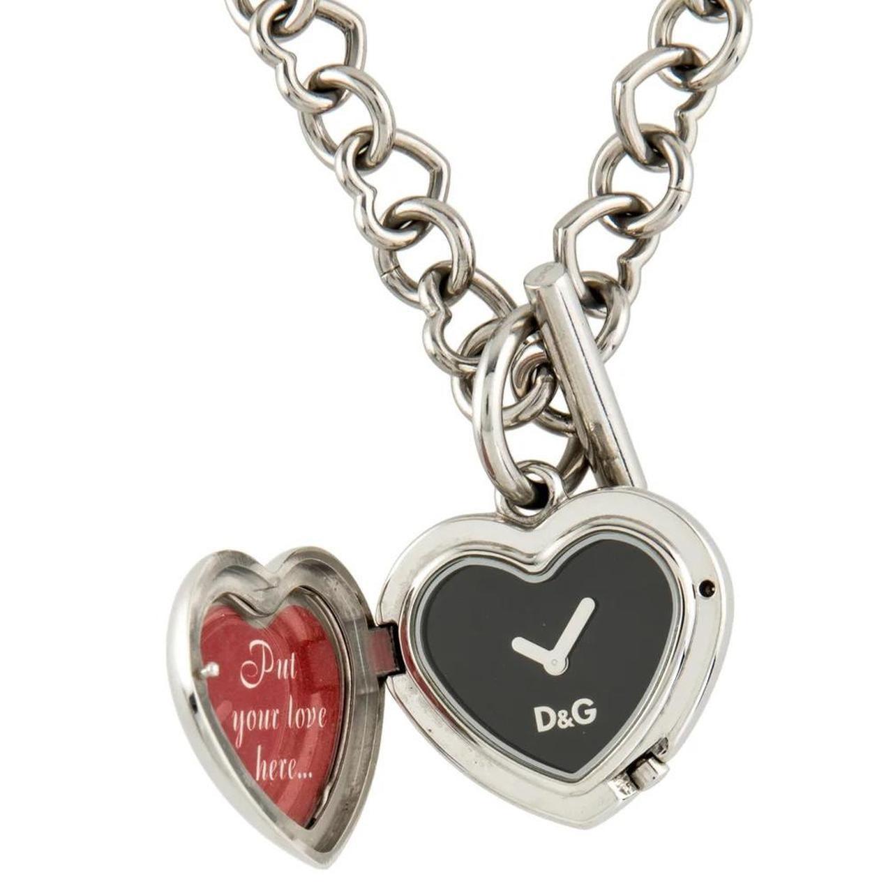 アクセサリー Dolce & Gabbana clock chain necklace DOLCE & GABBANA Necklace Chain Crystal Clock Statement Gold