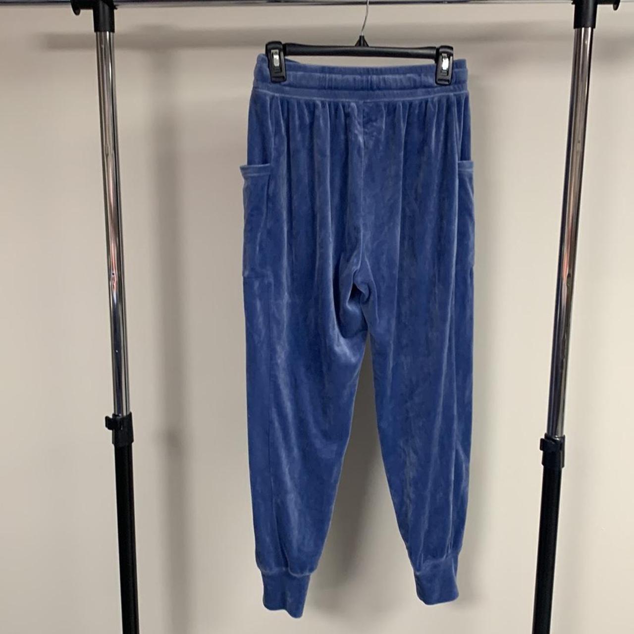 Aerie Offline by Aerie Blue Velour Joggers Size S Depop