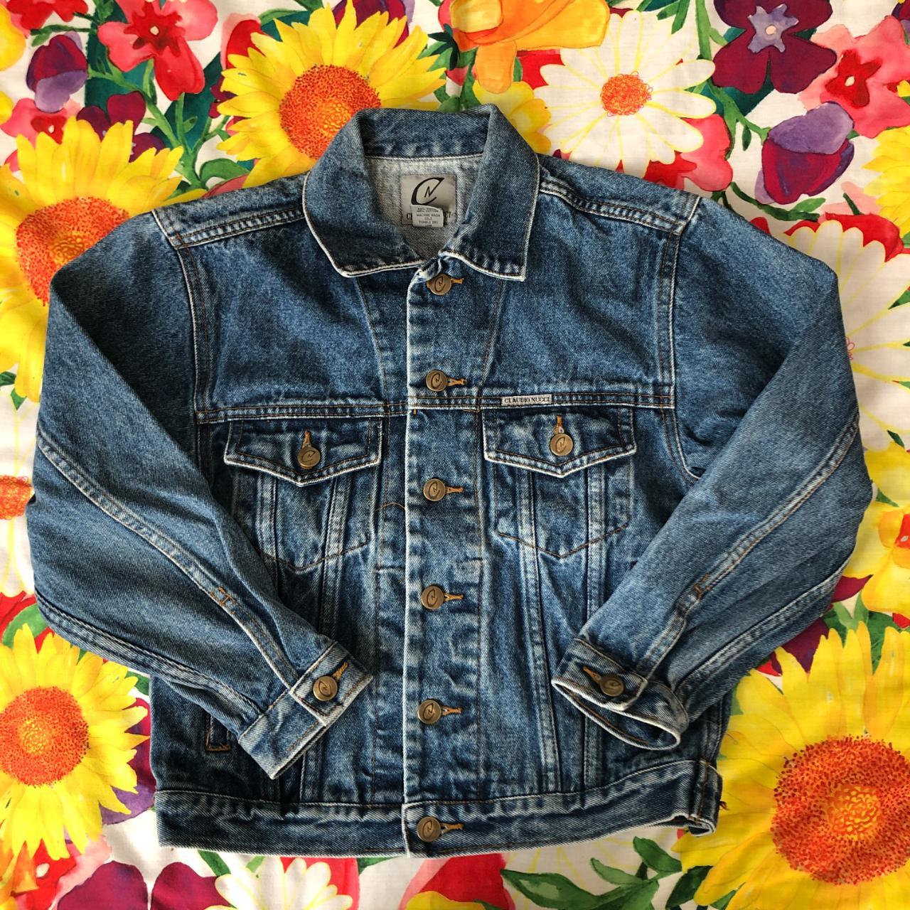 Unisex Kids Claudio Nucci Blue Denim Jacket M... - Depop