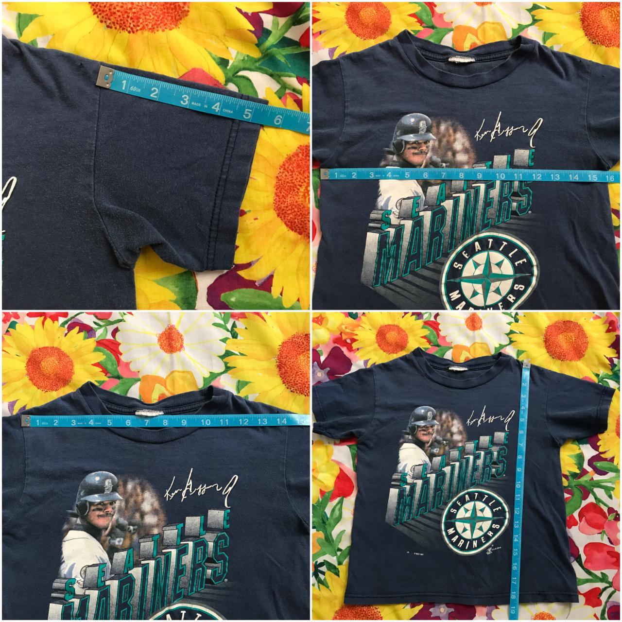 KIDS SIZE SEATTLE MARINERS JERSEY Button Up / MLB / - Depop