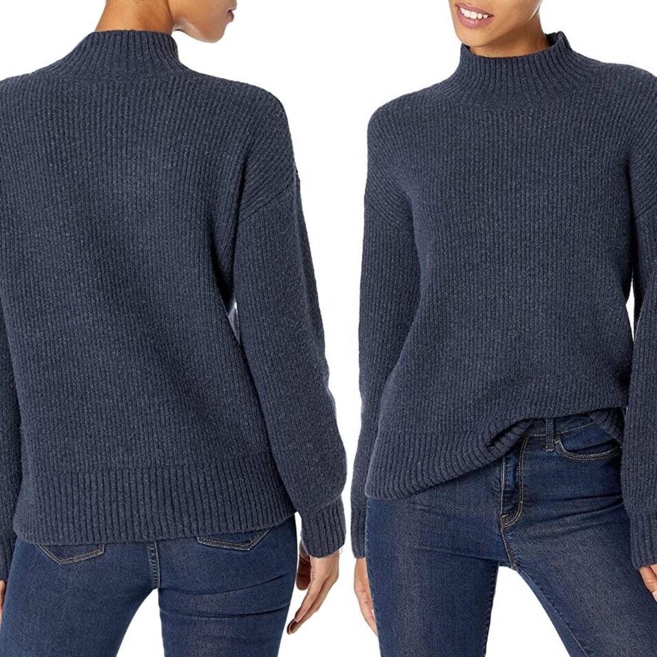 Boucle Knit Jumper - Navy