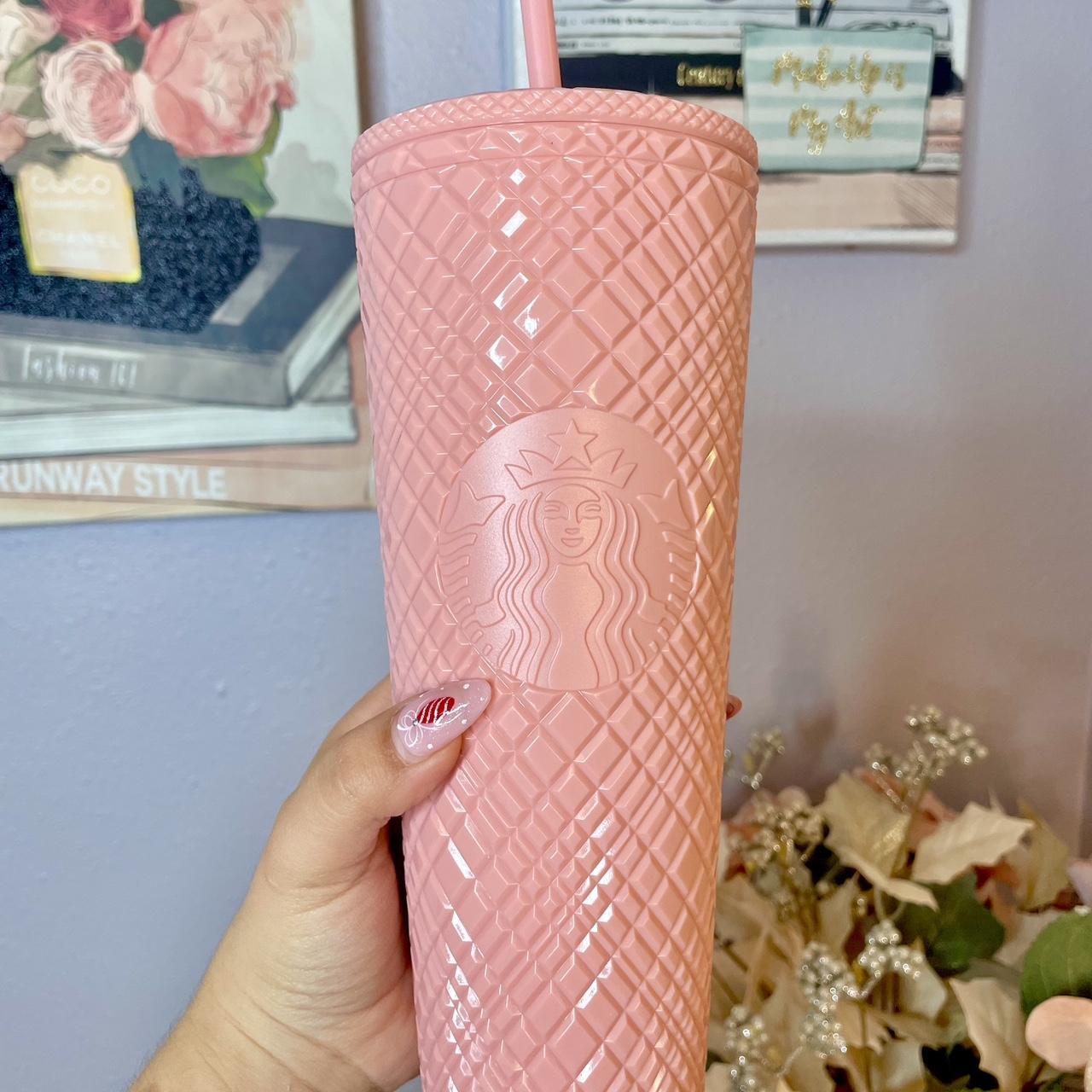 NWT Starbucks Wave Tumbler in Pink & Purple So - Depop