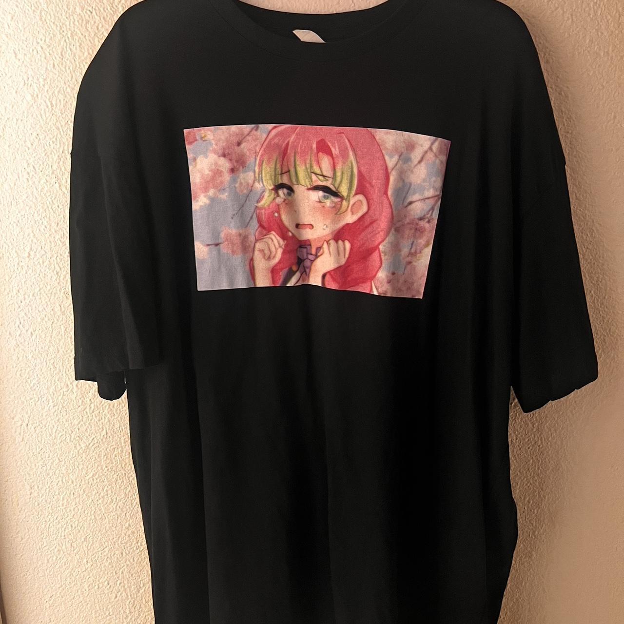 Mitsuri crying Tee #anime #demonslayer - Depop