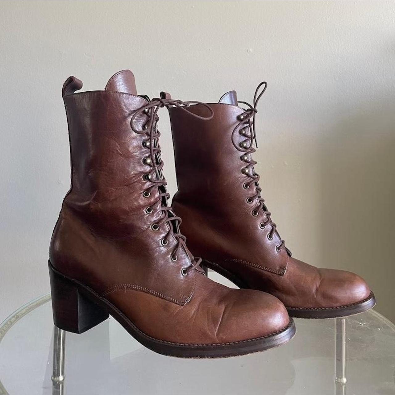 Charles david lace up on sale boots