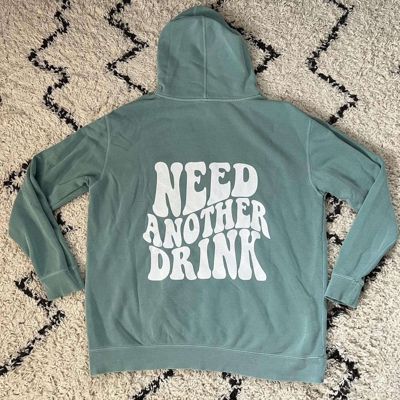 Barstool Sports Women's Blue and White Sweatshirt Depop