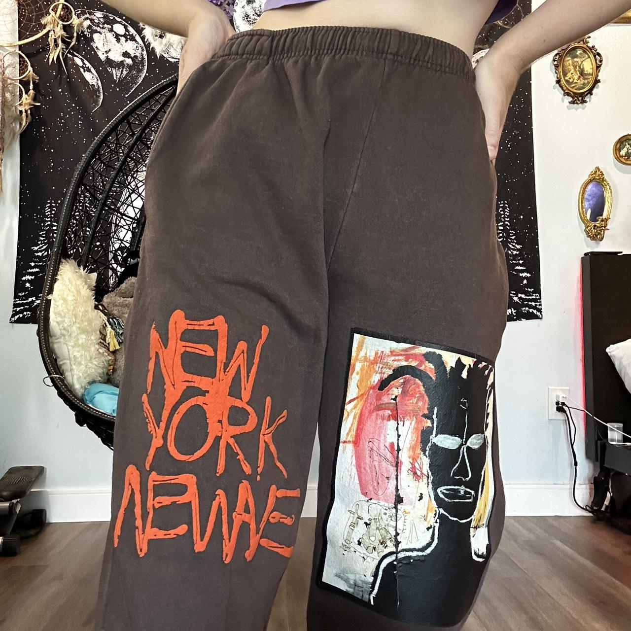 New Wave Basquiat Sweatpants. Slightly distressed... - Depop