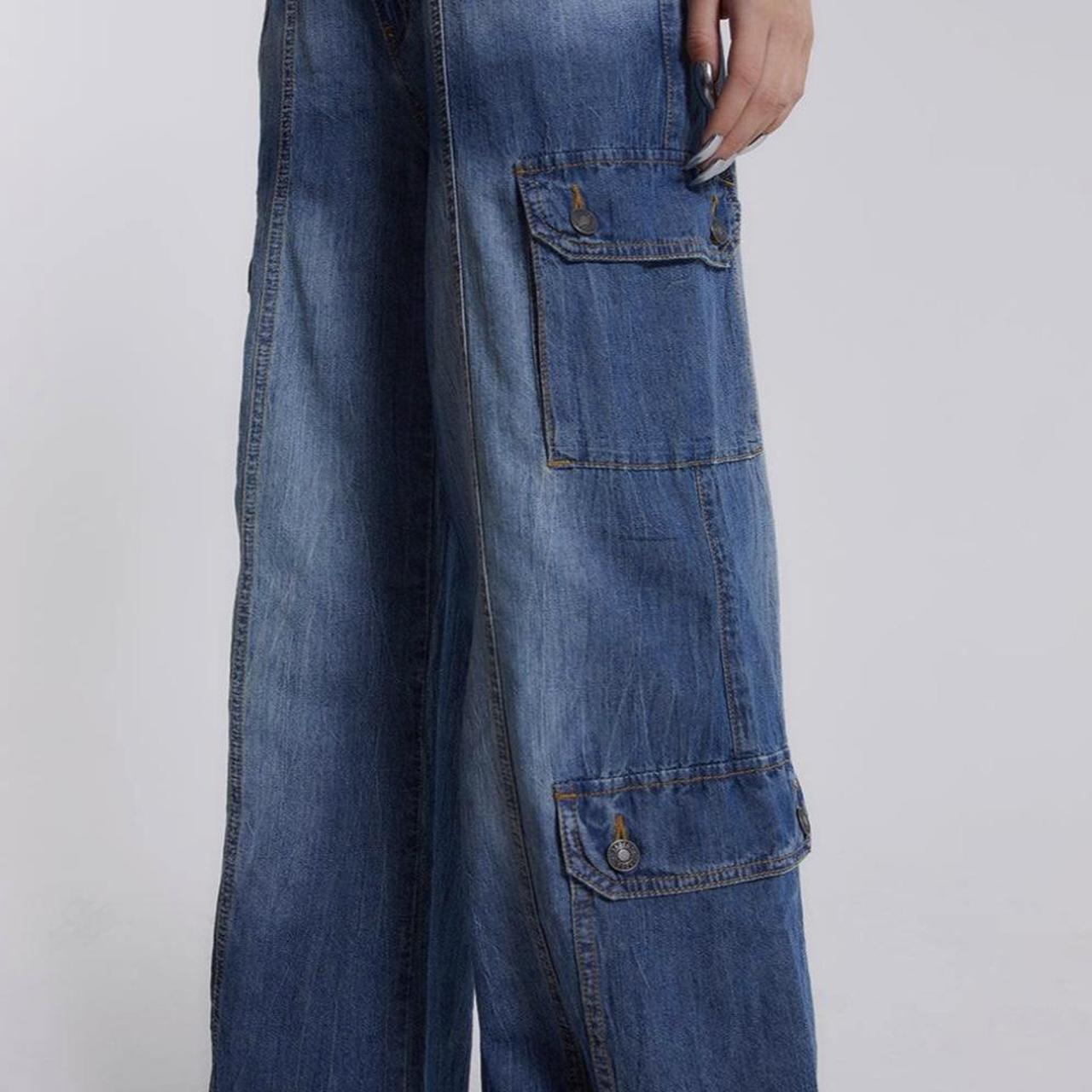 jaded london cargo skater jeans light material... Depop