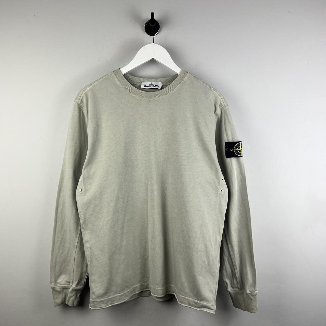 Stone island khaki hot sale t shirt