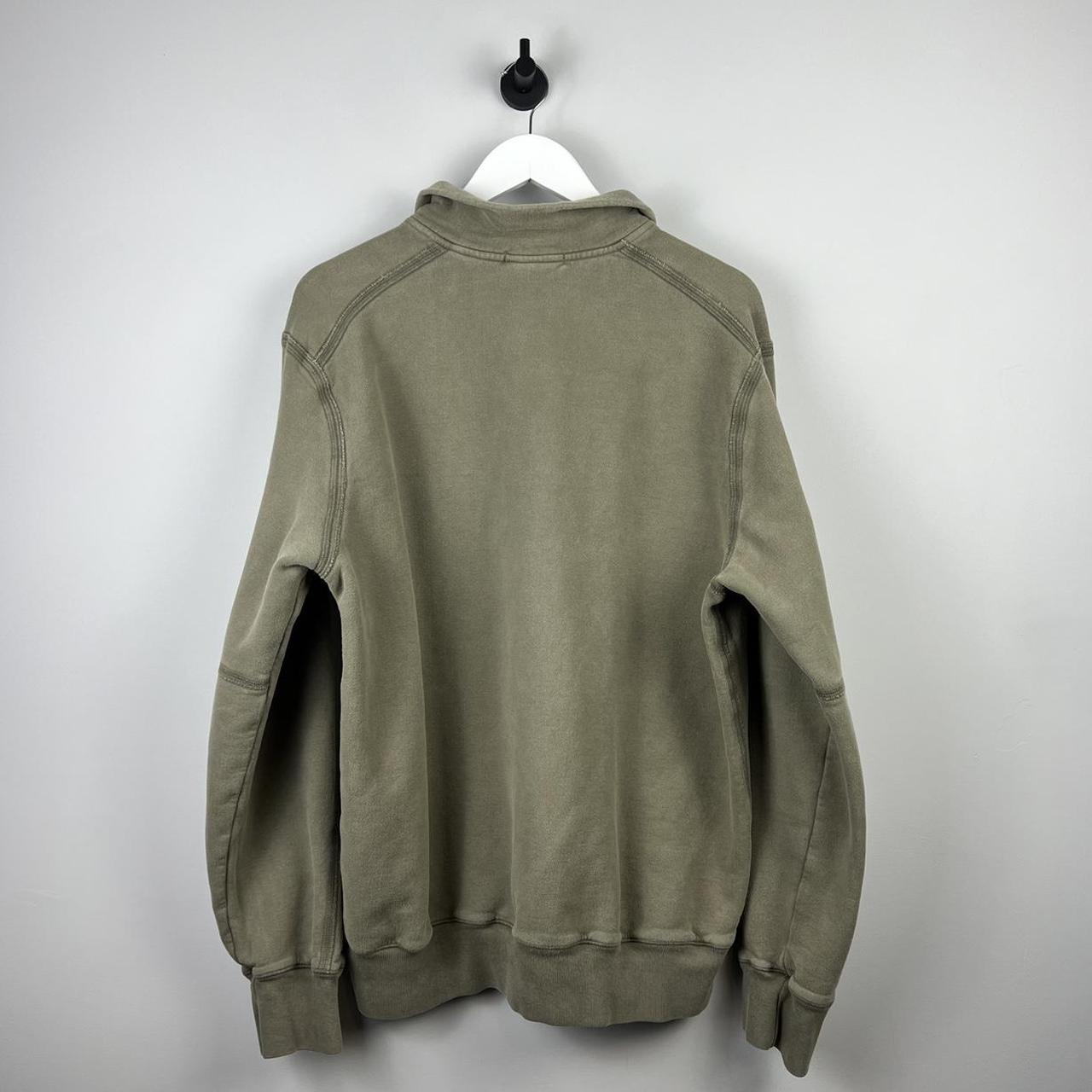 Khaki stone island online jumper