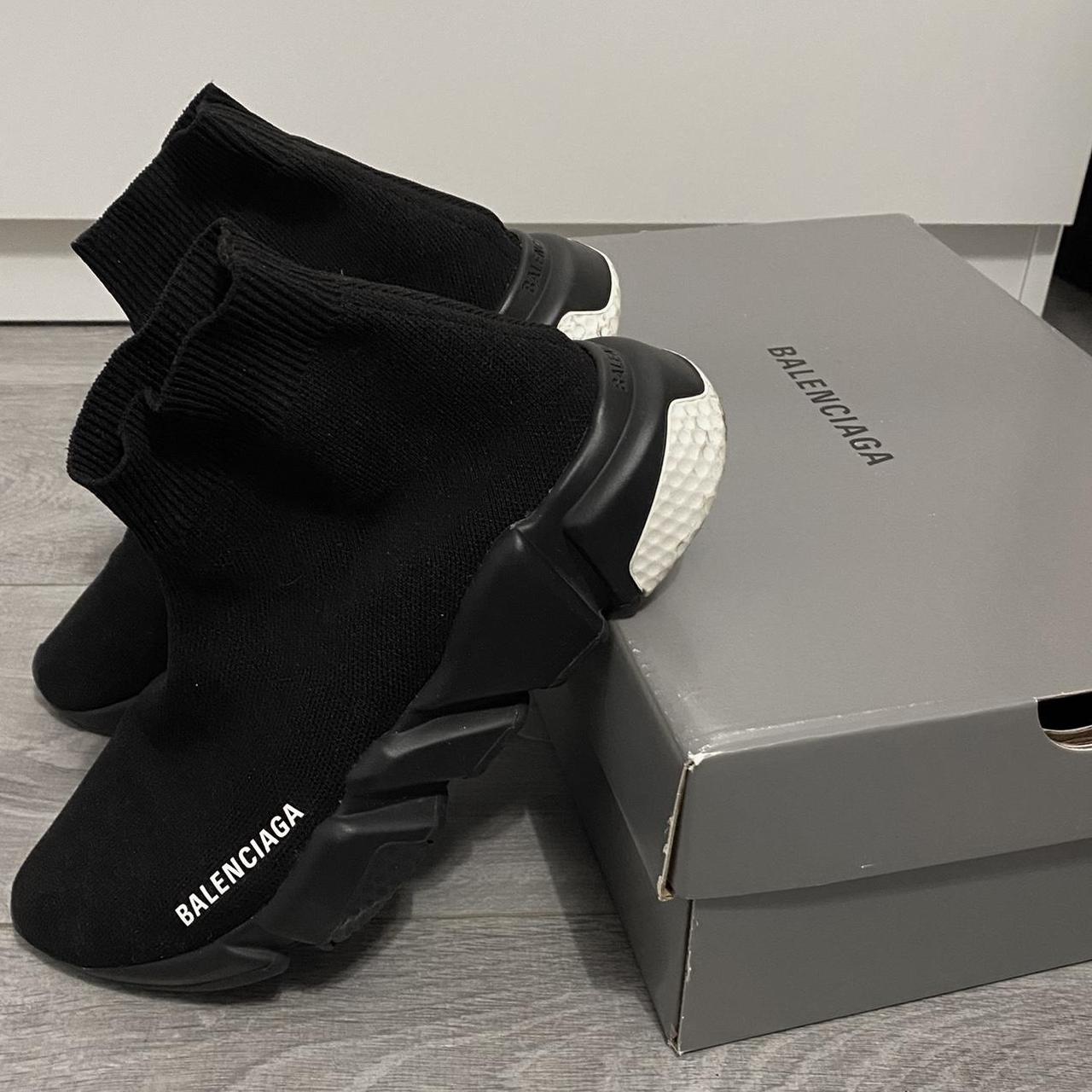 Balenciaga Speed Trainer White Heel