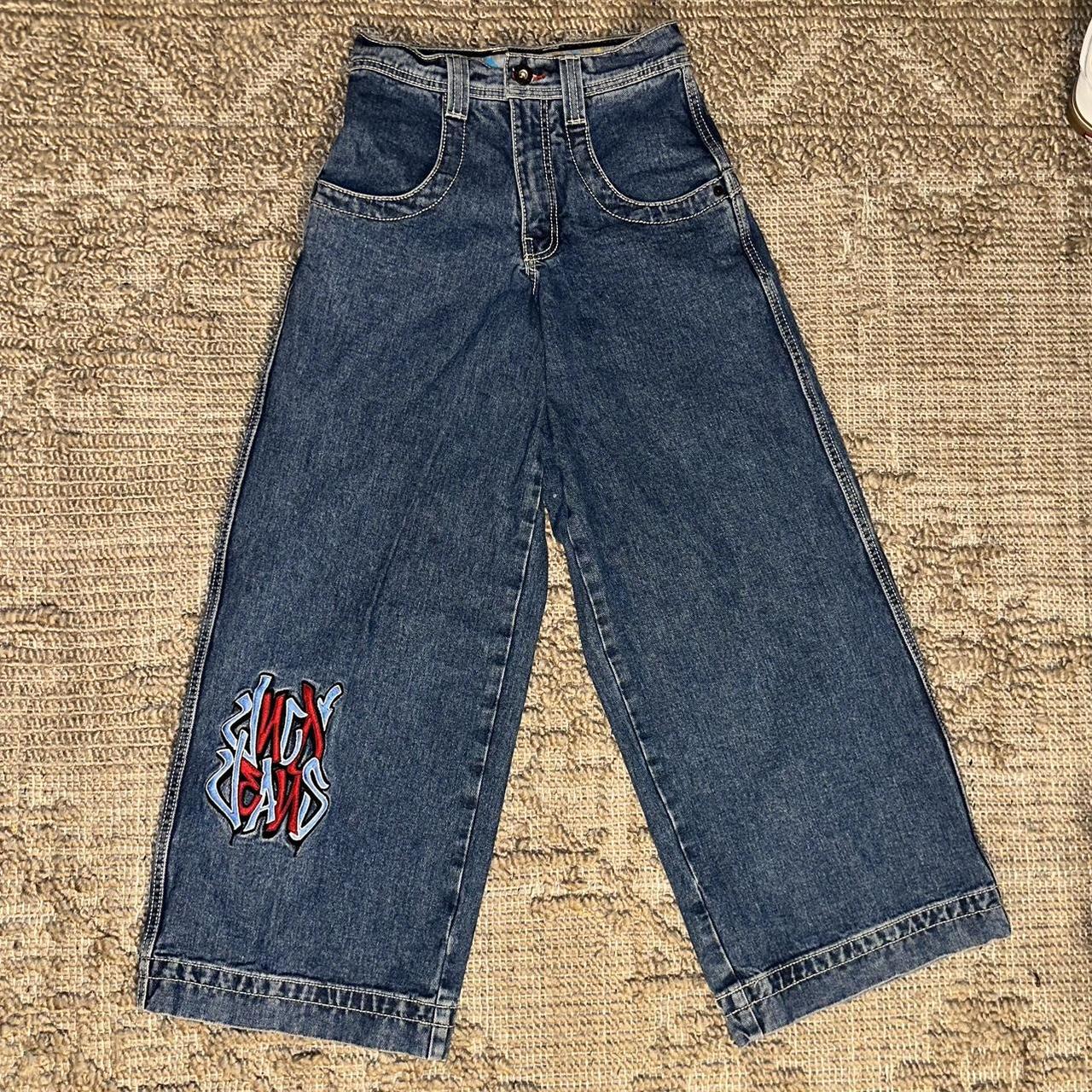 JNCO Rollin’ Dark Stone JEANS 👖 Size: 26’ SOLD OUT... - Depop