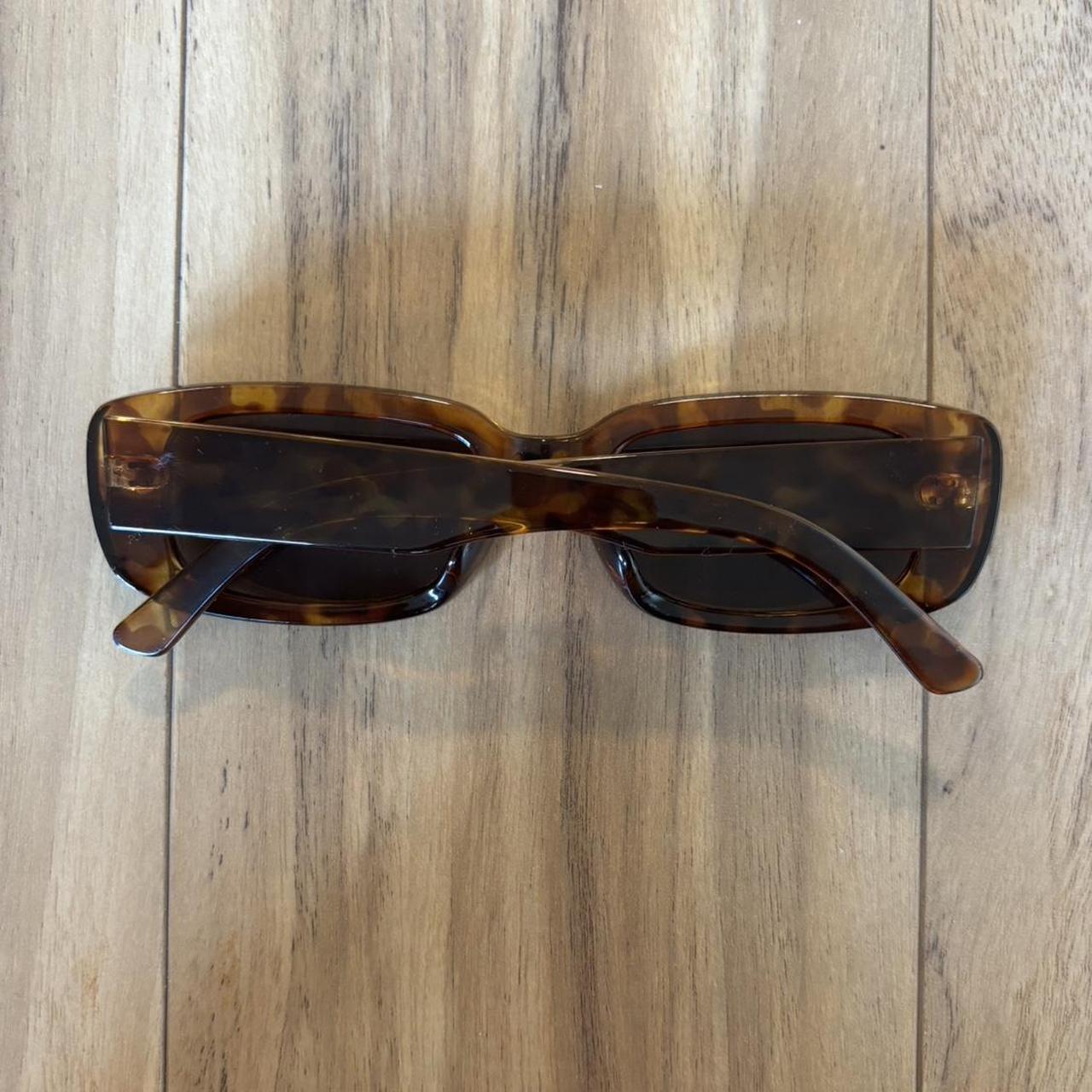 Women's Square Sunglasses - Brown – Rectangle tor… - image 2