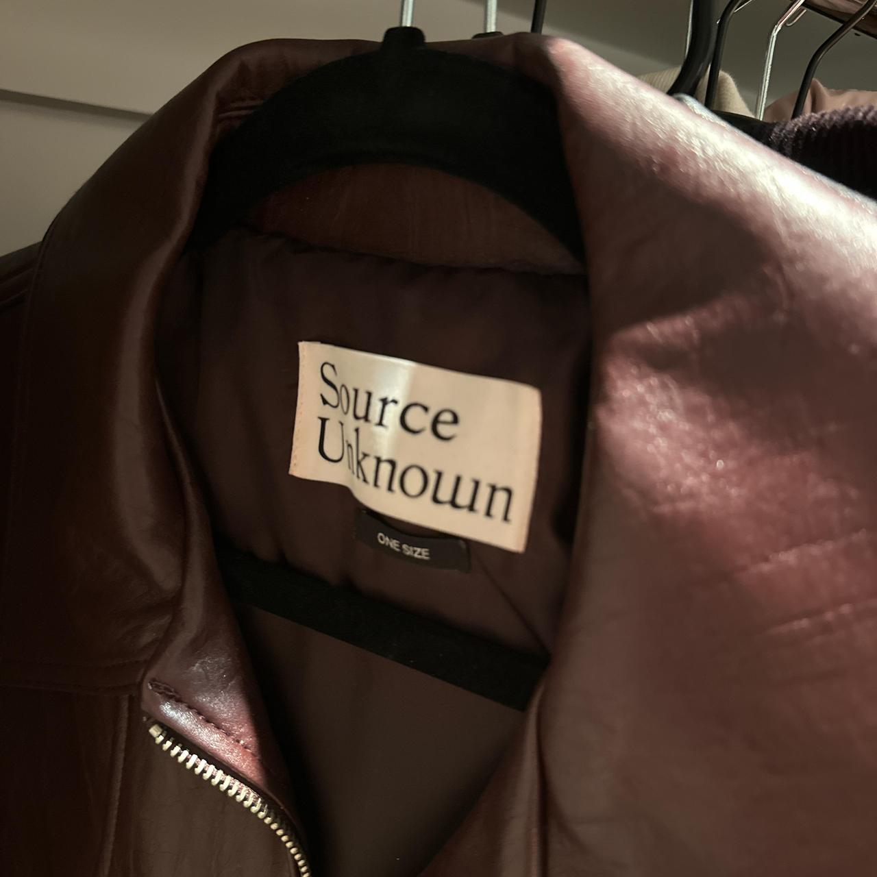 Source Unknown Women's Bomber Jacket - Burgundy/P… - image 5