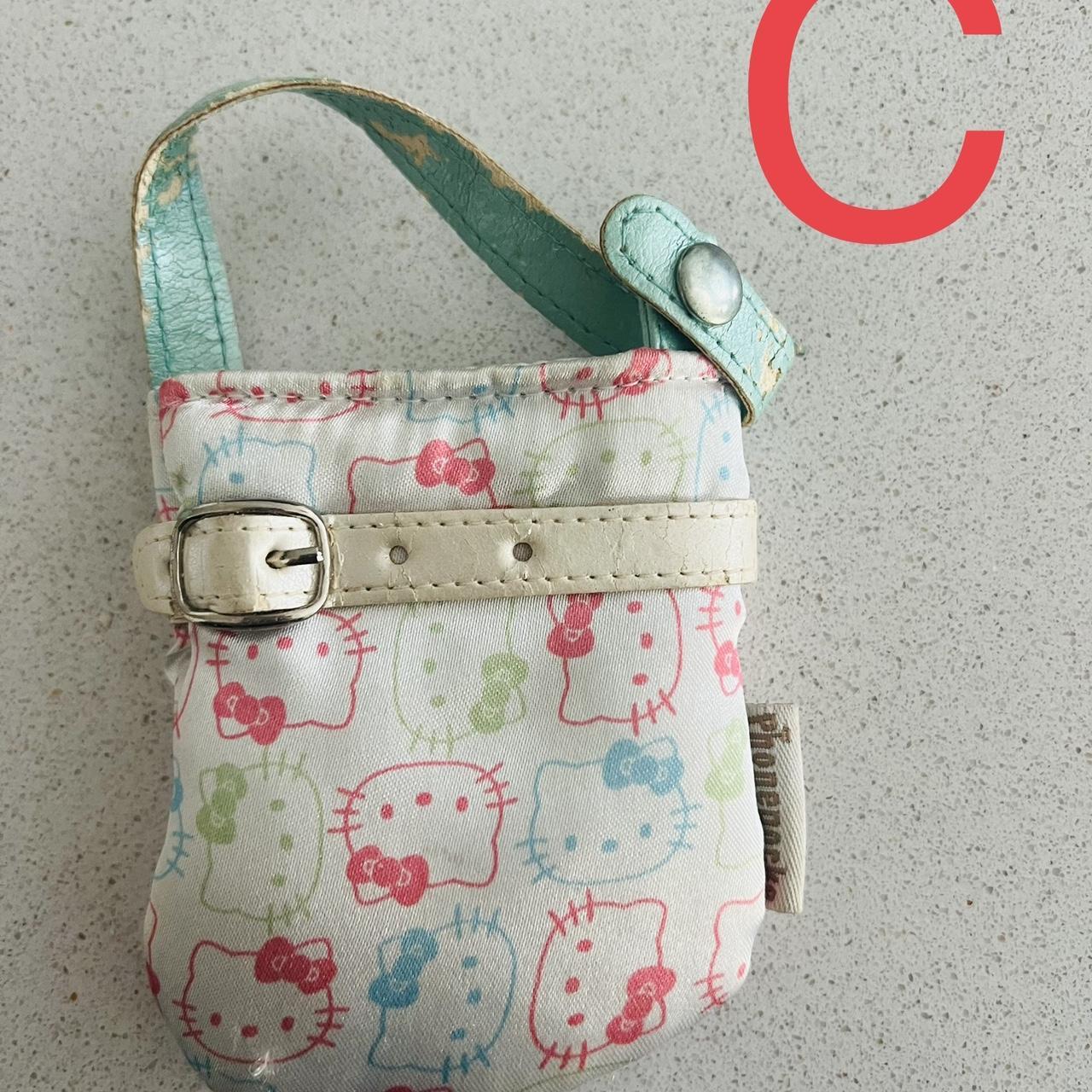 1990 RARE super cute plaid Hello Kitty shoulder bag - Depop