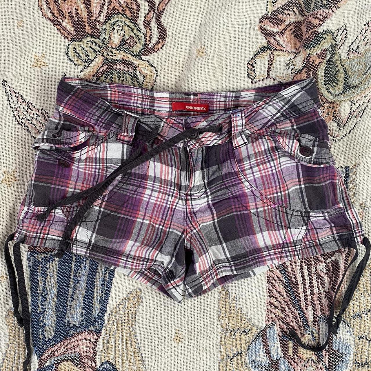 2000s y2k Union Bay Mini Micro shorts (3)