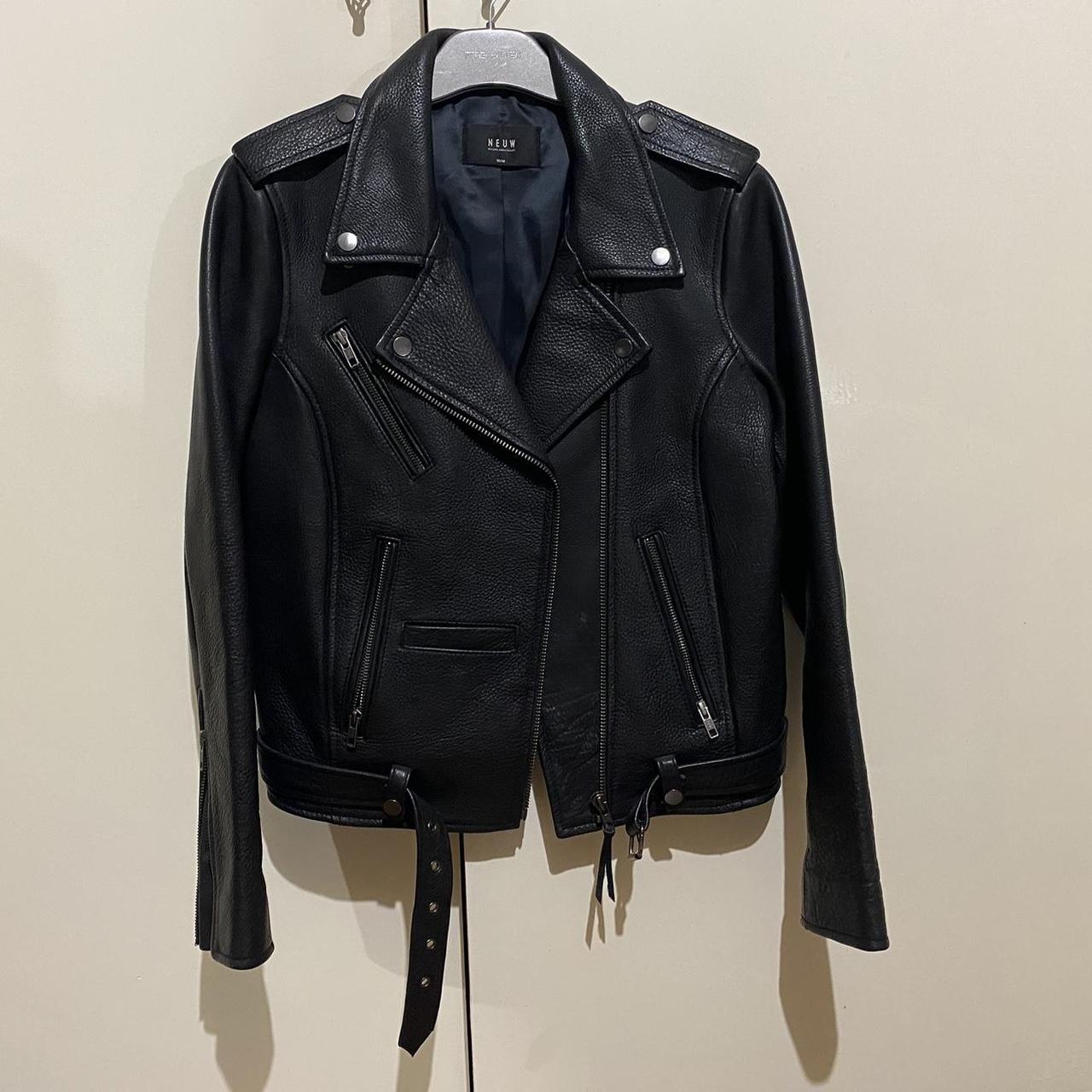 Neuw berlin leather store jacket