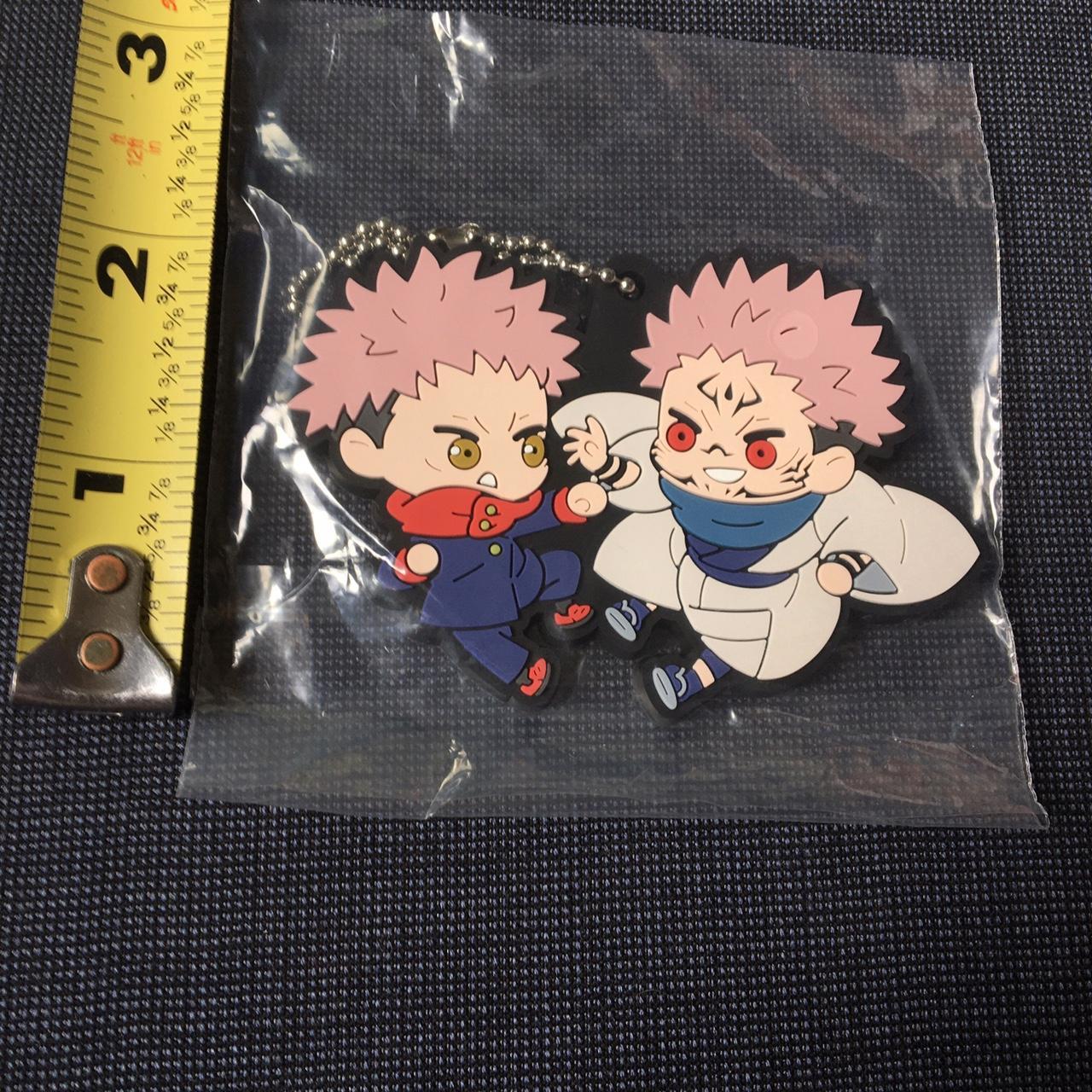 🌸 Itadori Yuuji & Sukuna Buddy Colle Rubber Keychain... - Depop