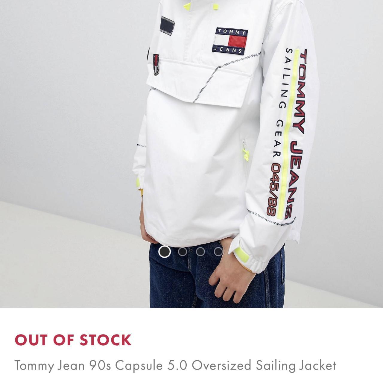 tommy jean 90s capsule 5.0 oversized sailing jacket