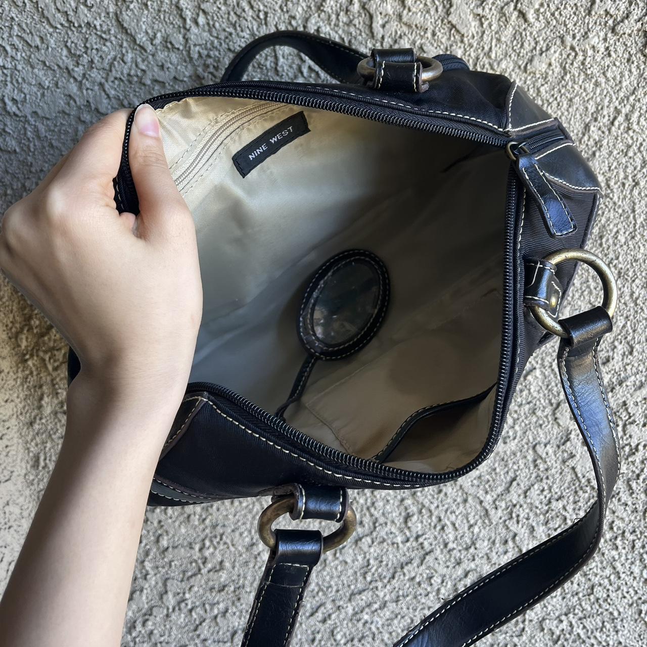 black nine west shoulder bag includes matching... Depop