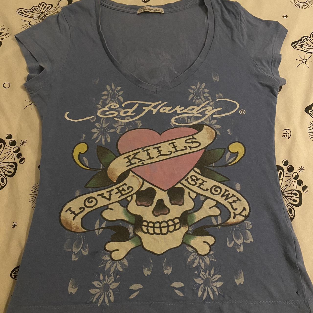 !!MESSAGE ME BEFORE BUYING!! -vintage y2k Ed hardy... - Depop