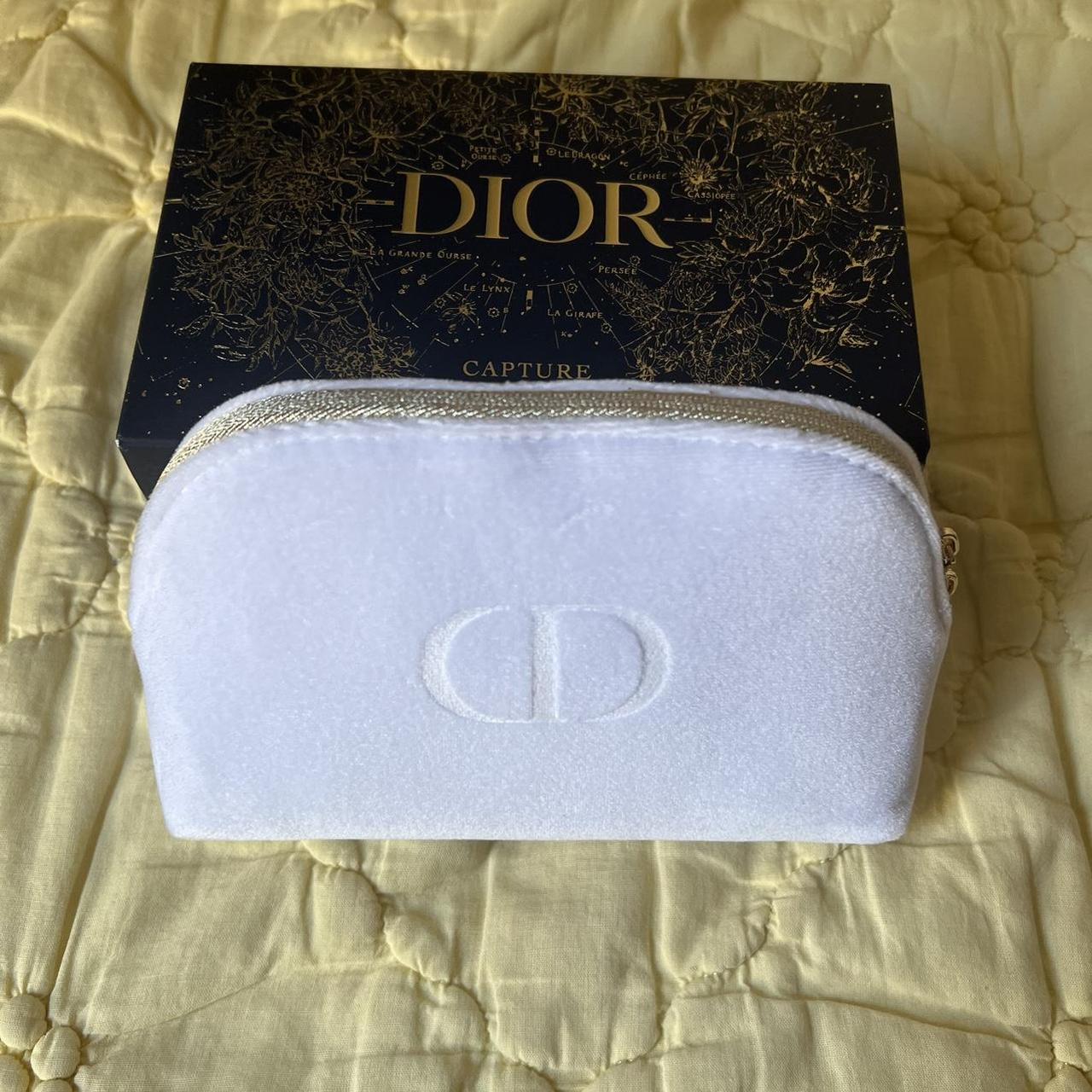 Dior Women's White and Gold Bag