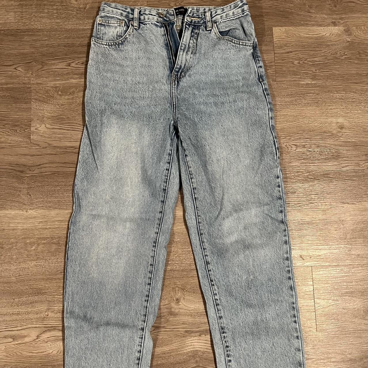 White Fox Denim Jeans Size - M Straight Leg - Depop