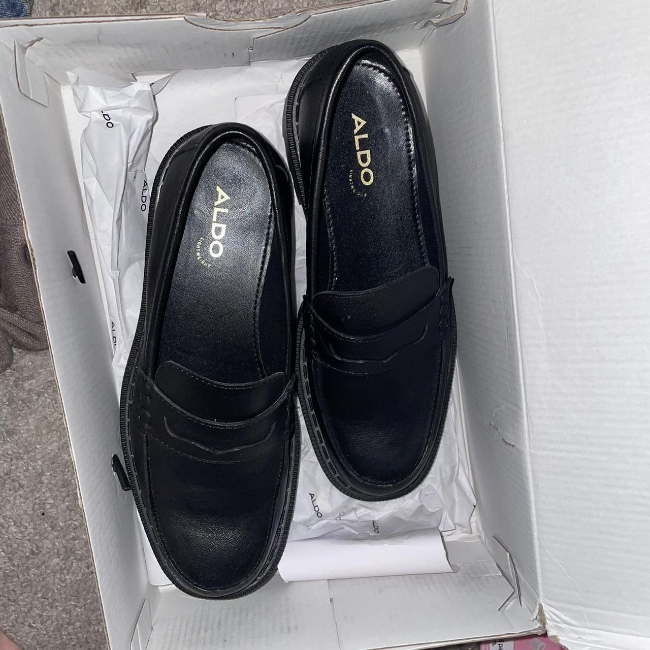 aldo pink loafers