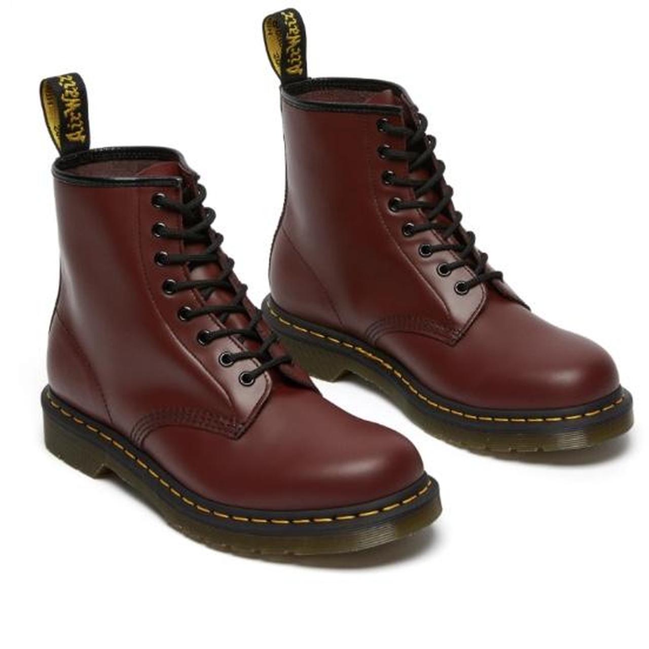 Cherry red doc martens Brand new in immaculate... - Depop