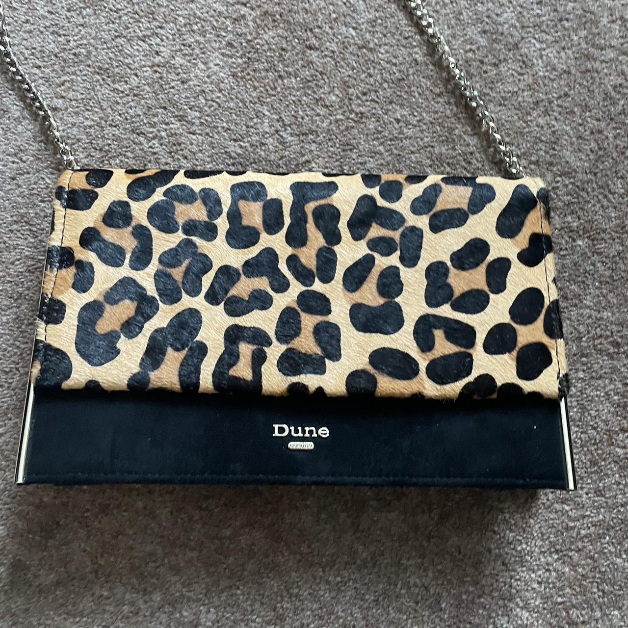 DUNE bag Slim metal edged clutch bag