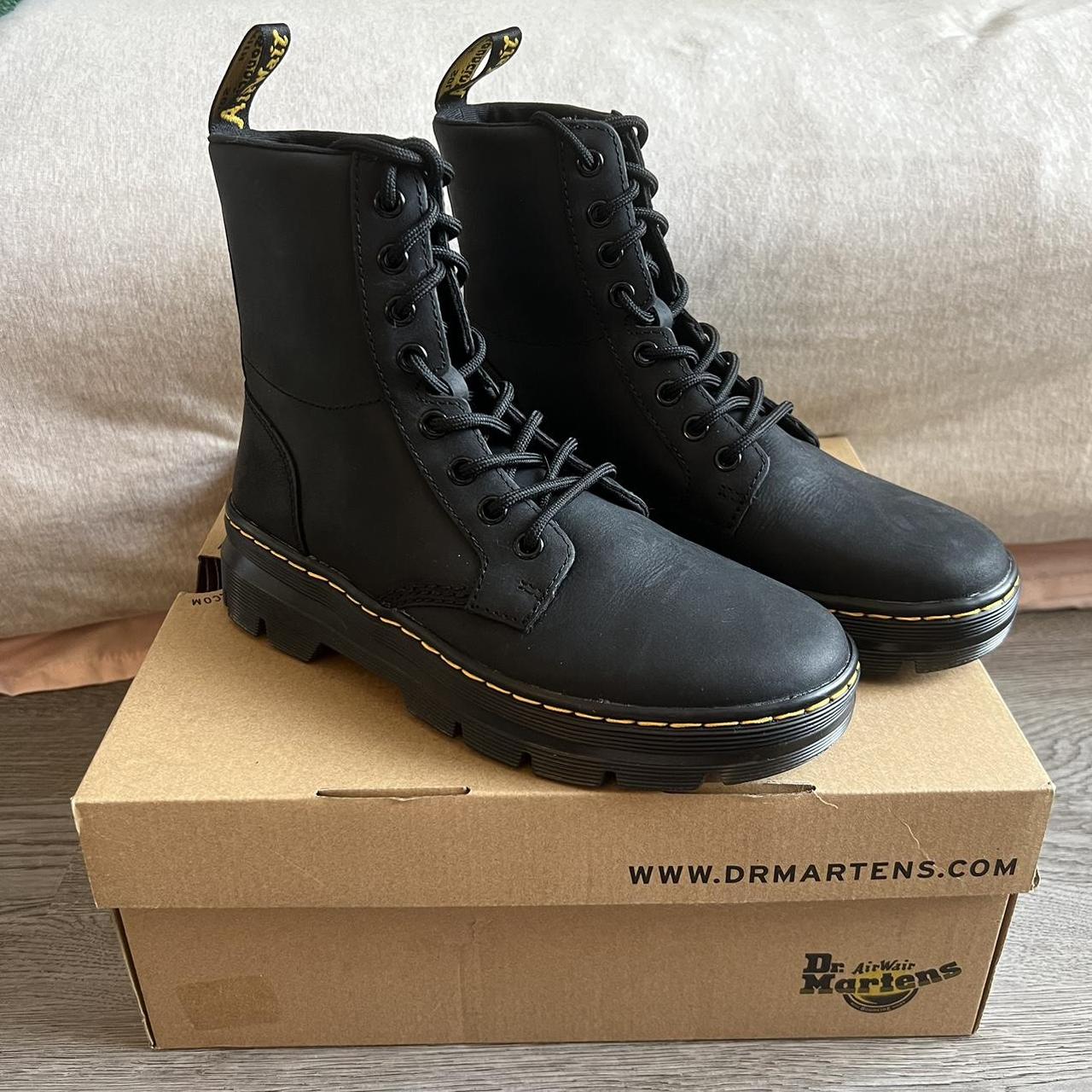 Combs Leather Casual Boots in Black