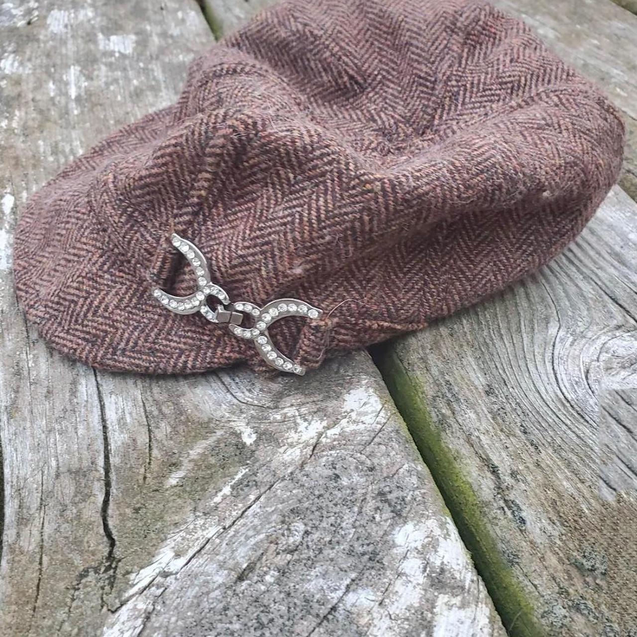 Scala Women's Brown and Silver Hat | Depop