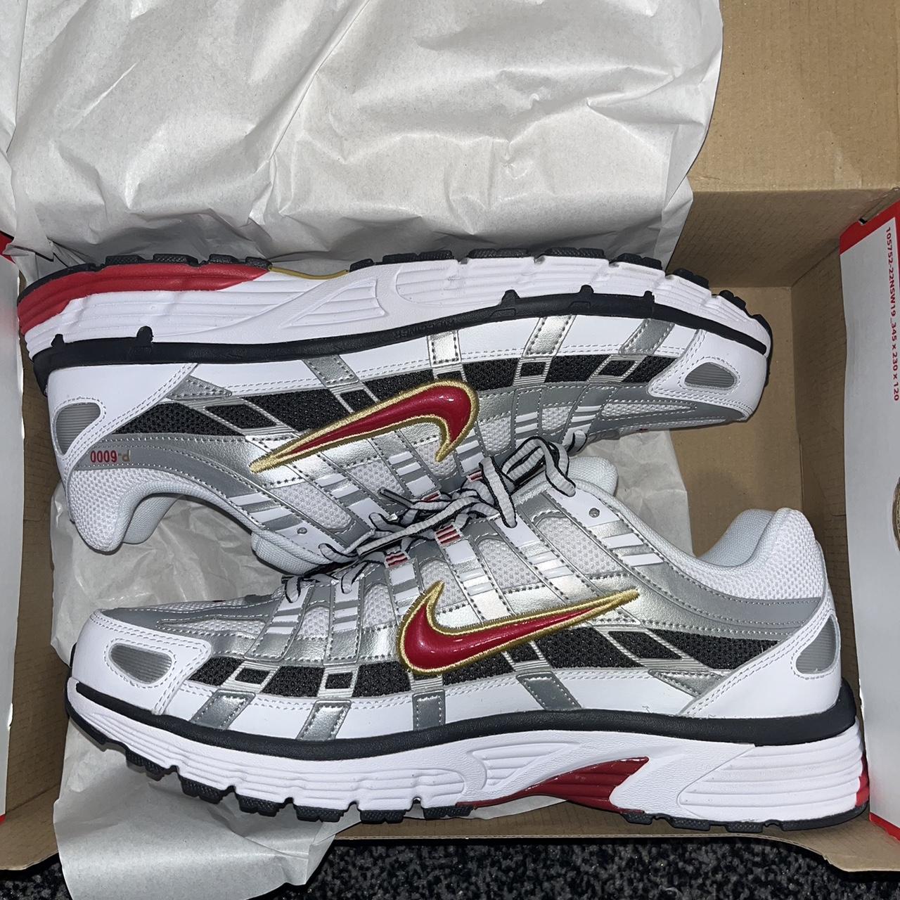 nike p6000 white gold red